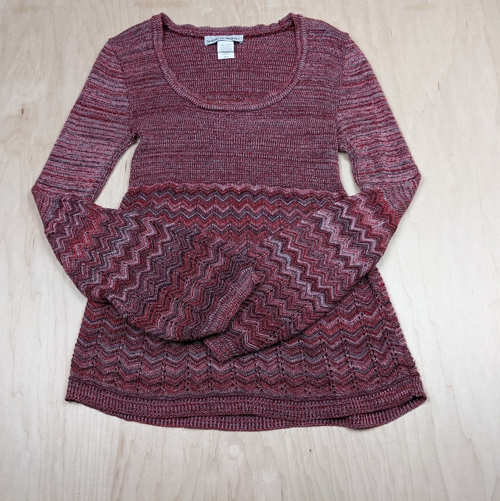 Sweater Project, Retro, Pink with Bell Sleeves (S)